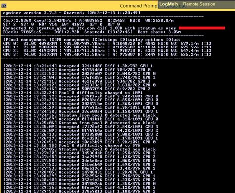 Ethereum: cgminer settings [ ati / amd radeon HD6870 GPU ] scrypt
